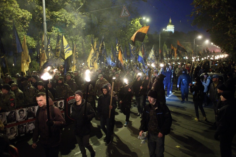 "Марш нації" у Києві: активісти зажадали відмовитися від виборів на Донбасі